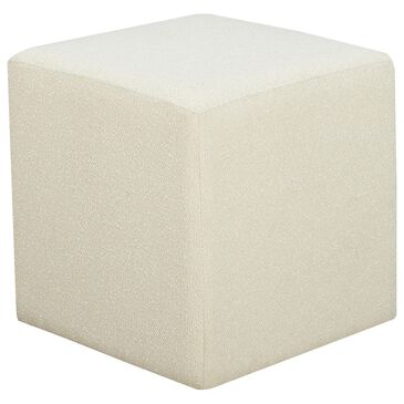 Lifestyle Solutions Grady Square Ottoman in Snow, , large
