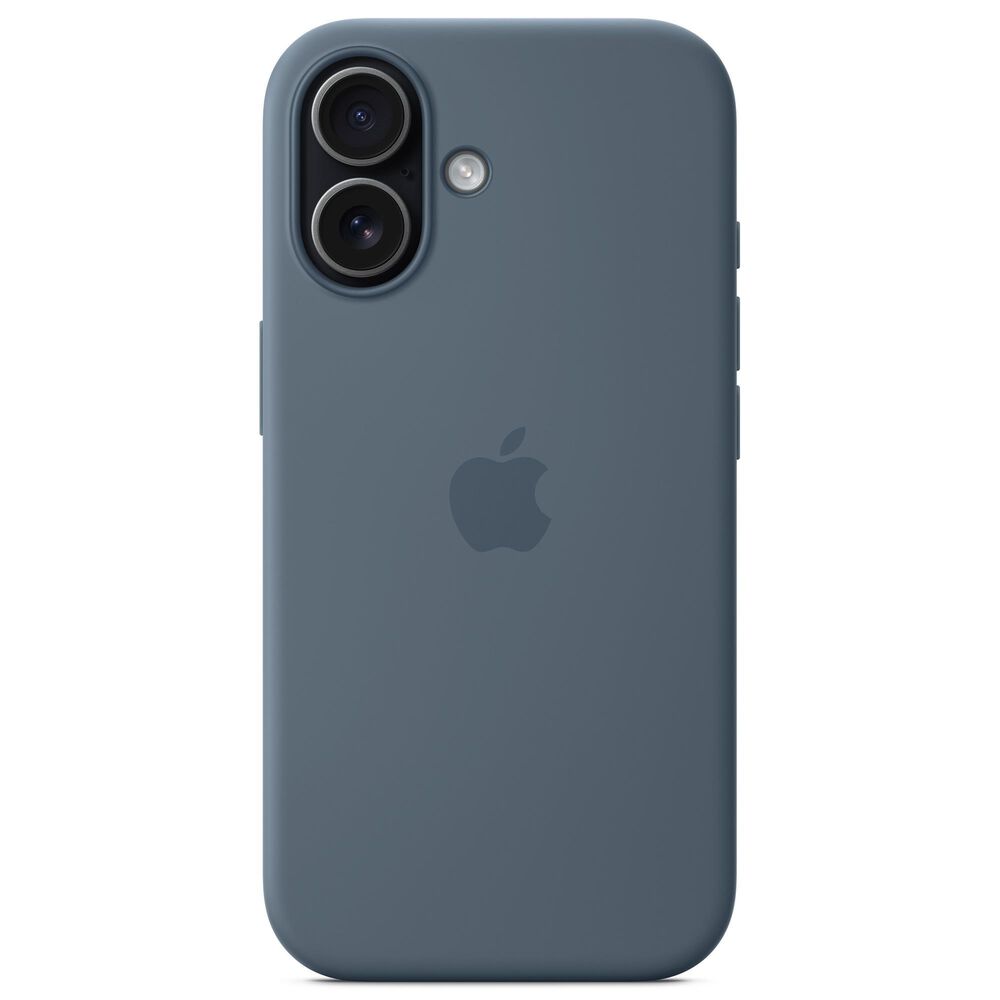 Apple Silicone Case with MagSafe for iPhone 17 in Anchor Blue, , large