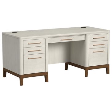 Wycliff Bay Pomono Double Pedestal Executive Desk in White, , large