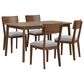Ashley Tameride 5-Piece Rectangular Dining Set in Medium Brown, , large