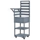 HOMLUX 62.3"" Outdoor Kitchen Island in Gray, , large