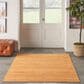 Nourison Interweave 6" x 9" Orange Area Rug, , large
