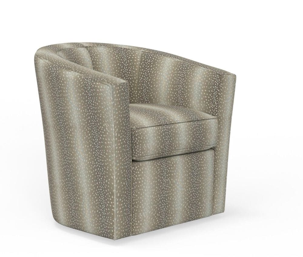 Henderson Breckenridge Driftwood Swivel Chair in Musk, , large