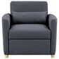 Lifestyle Solutions Conley Convertible Chair in Navy Blue, , large