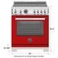 Bertazzoni Professional 4.6 Cu.Ft. Induction Range with Self-Cleaning in Rosso, , large