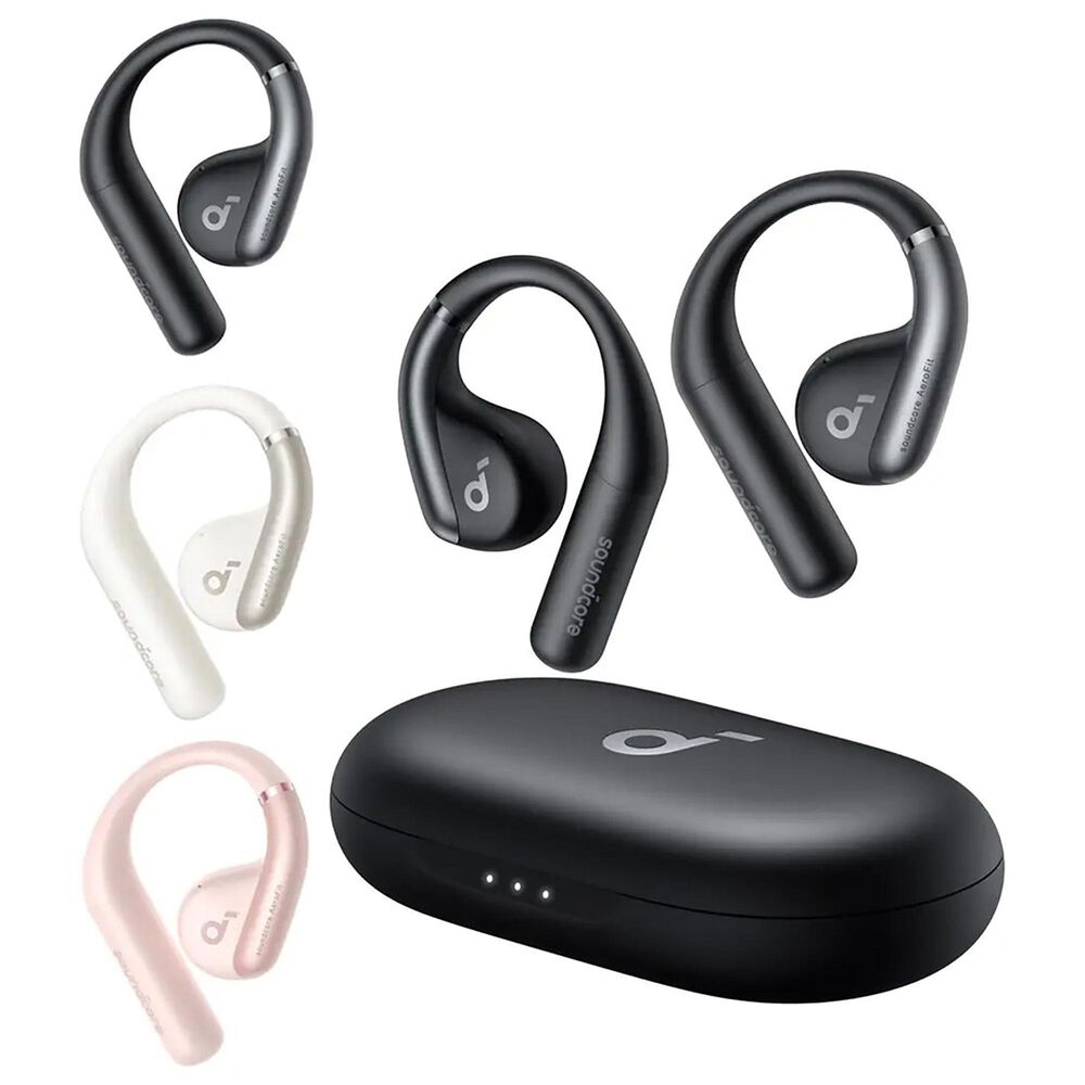 Anker Soundcore AeroFit Open-Ear Wireless Earbuds in Black, , large