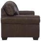Ashley Colleton Stationary Loveseat in Dark Brown, , large