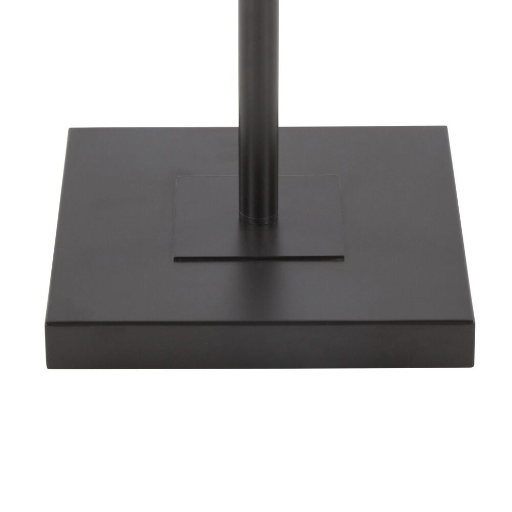 LumiSource Ren Floor Lamp with Green Glass Shade in Oil Rubbed Bronze, , large