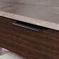 Sauder International Lux L-Shaped Desk in Umber Wood, , large