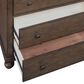 Riva Ridge Oxford 5-Piece California King Sleigh Bedroom Set in Cocoa with USB Ports, , large