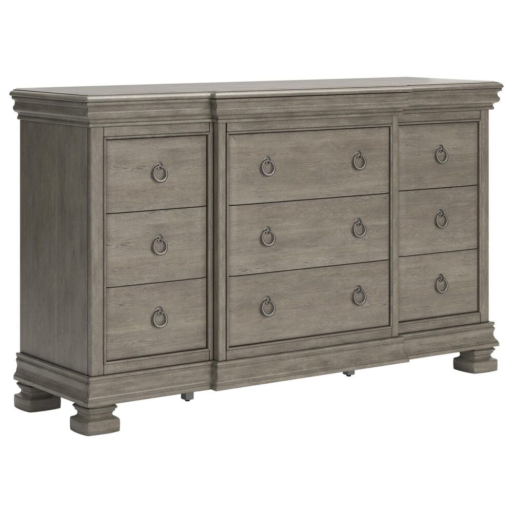 Millenium Lexorne 10-Drawer Dresser Only in Light Gray, , large