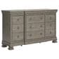 Millenium Lexorne 10-Drawer Dresser Only in Light Gray, , large