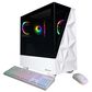 CyberPowerPC Gamer Master Gaming Desktop | AMD Ryzen 5 8400F - 16GB RAM - NVIDIA GeForce RTX 5060 Graphics - 2TB SSD in White, , large