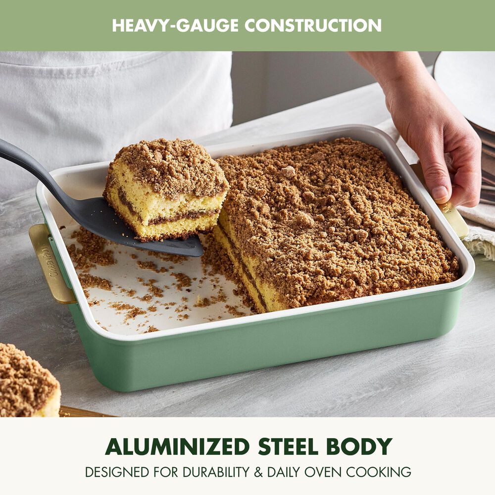 Green Pan Reserve Bakeware 13" x 9" Cake Pan in Sage, , large