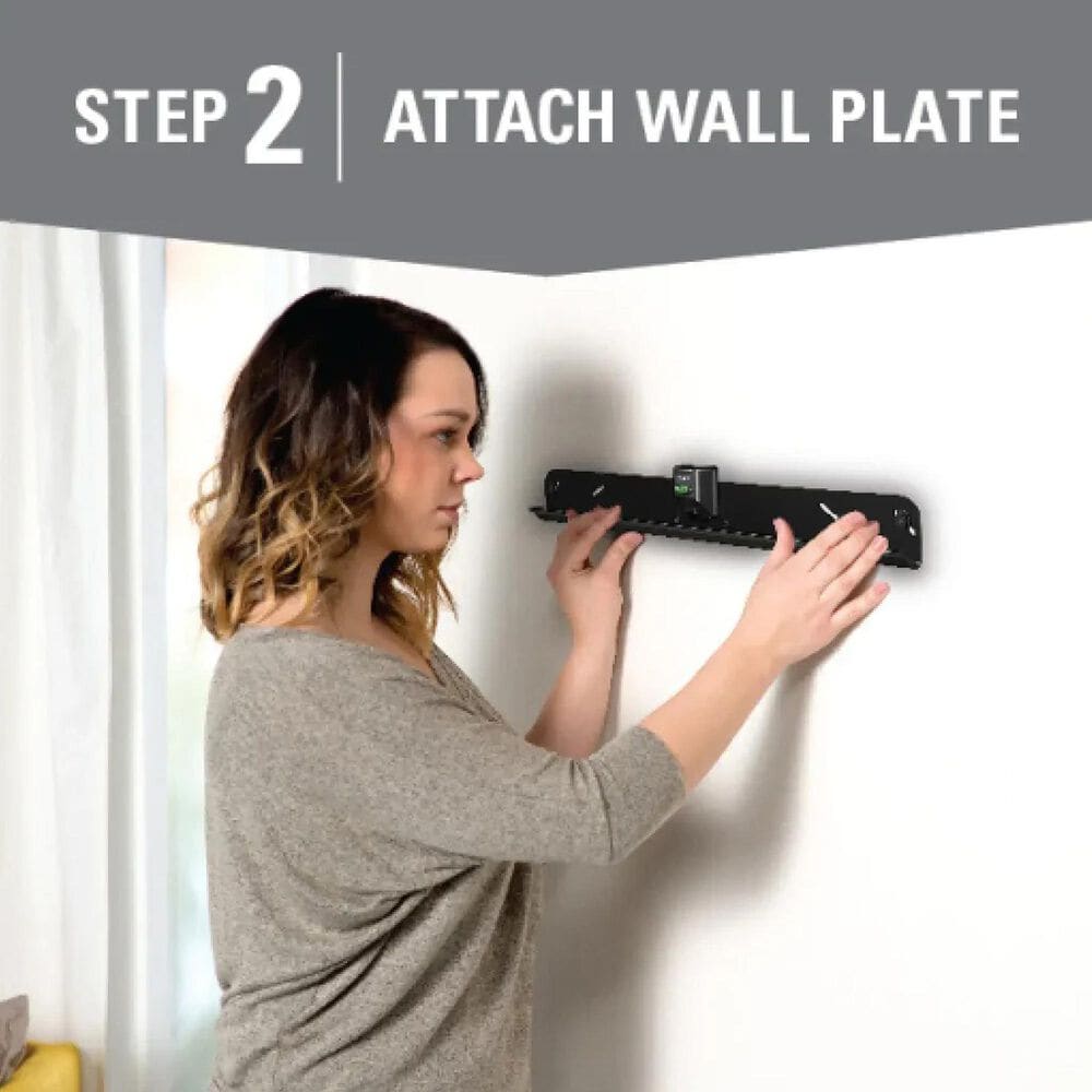 Sanus Fixed Wall Mount for 32" - 90" TVs in Black, , large