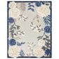 Nourison Aloha ALH32 6" x 9" Blue and Grey Indoor/Outdoor Area Rug, , large