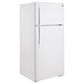 GE Appliances 16.6 Cu. Ft. Top Freezer Refrigerator with Right Hinge in Black, , large