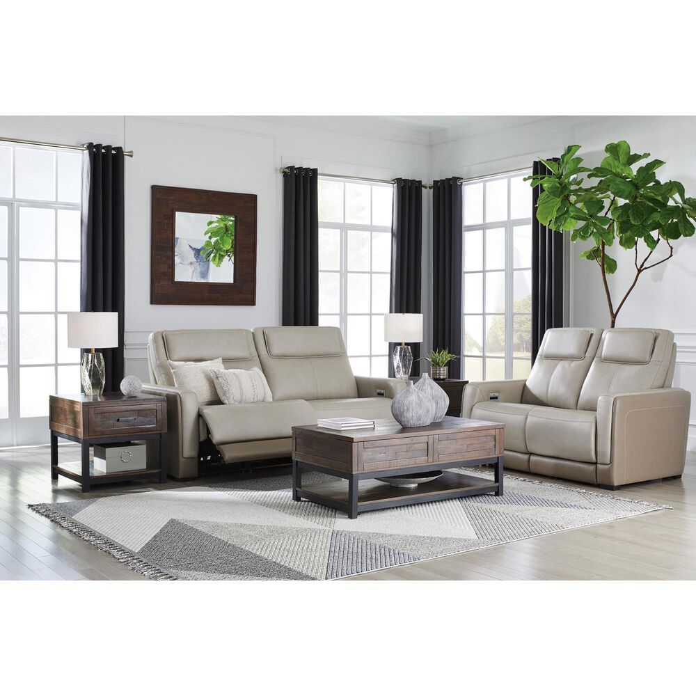 Ashley Battleville Power Reclining Loveseat in Almond, , large