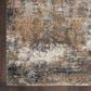 Nourison Tangra TNR03 5"3" x 7"3" Grey and Multicolor Area Rug, , large