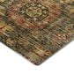 Dalyn Rug Company Silk Road Fern, Olive, Copper, Gold, Paprika, Ivory and Beige 10" x 14" Area Rug, , large