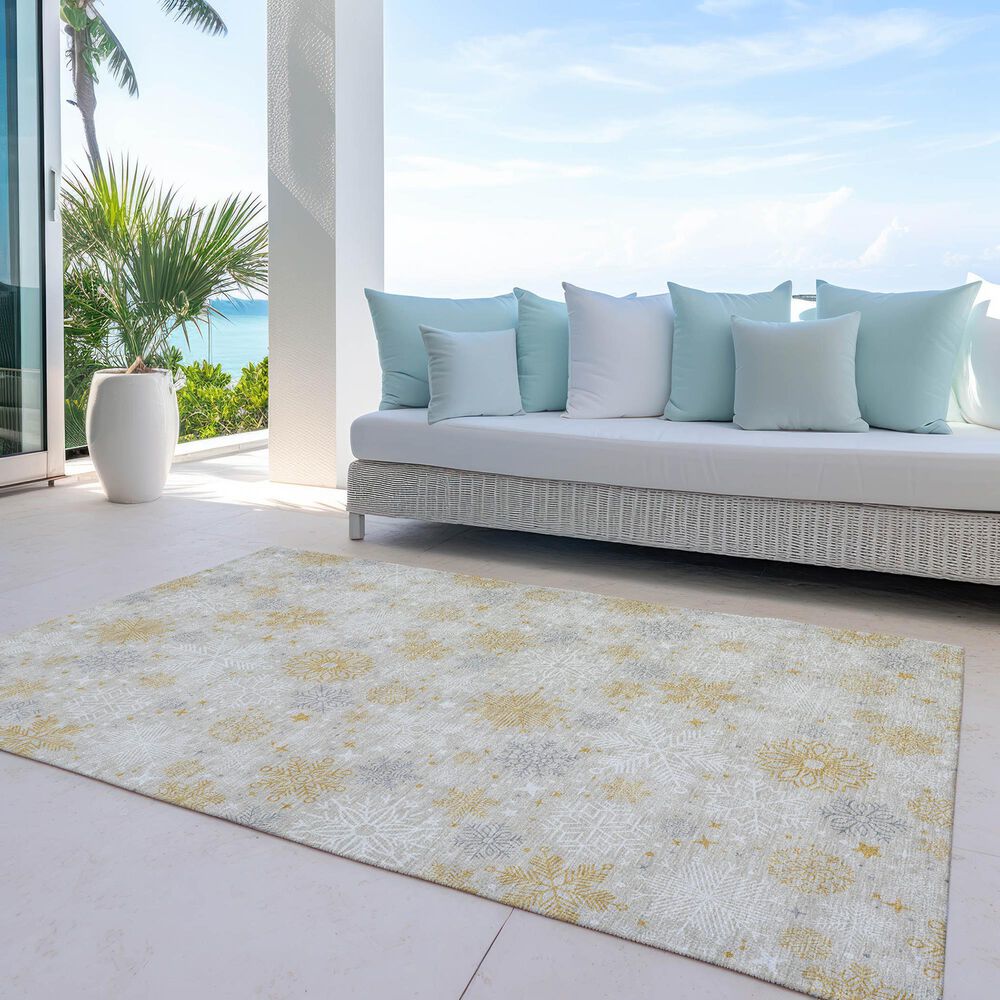 Dalyn Rug Company Wonderland WN31 5&#39; x 7&#39;6&quot; Beige Indoor/Outdoor Area Rug, , large