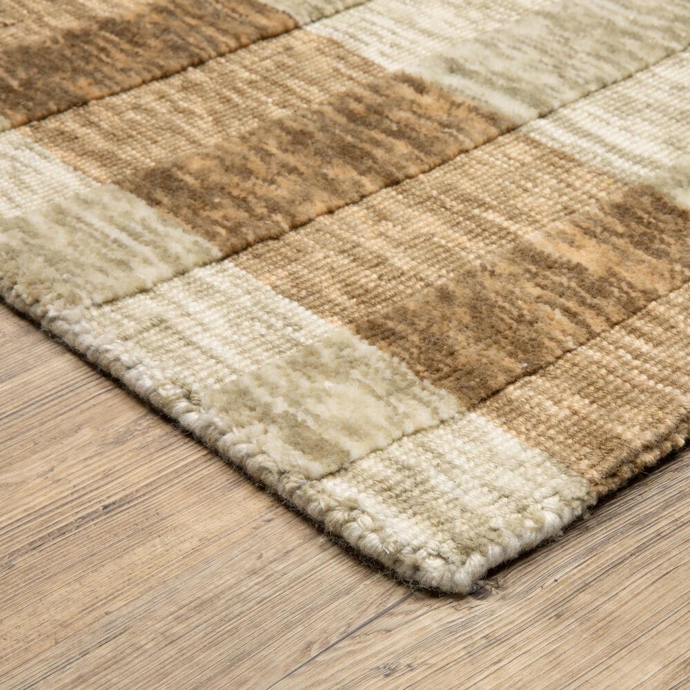 Oriental Weavers Thatcher Beige and Rust 10' x 13' Area Rug, , large