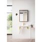 James Martin Vanities Boston 23.6" Single Wall Brackets in Radiant Gold with 3 cm White Glossy Resin Top and Rectangular Sink, , large