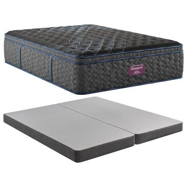 Beautyrest World Class Level Four Firm Pillow Top King Mattress with Low Profile Box Spring, , large