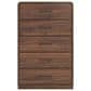 Ashley Fortlorn 5-Piece Queen Bedroom Set in Walnut Brown LED Light, , large