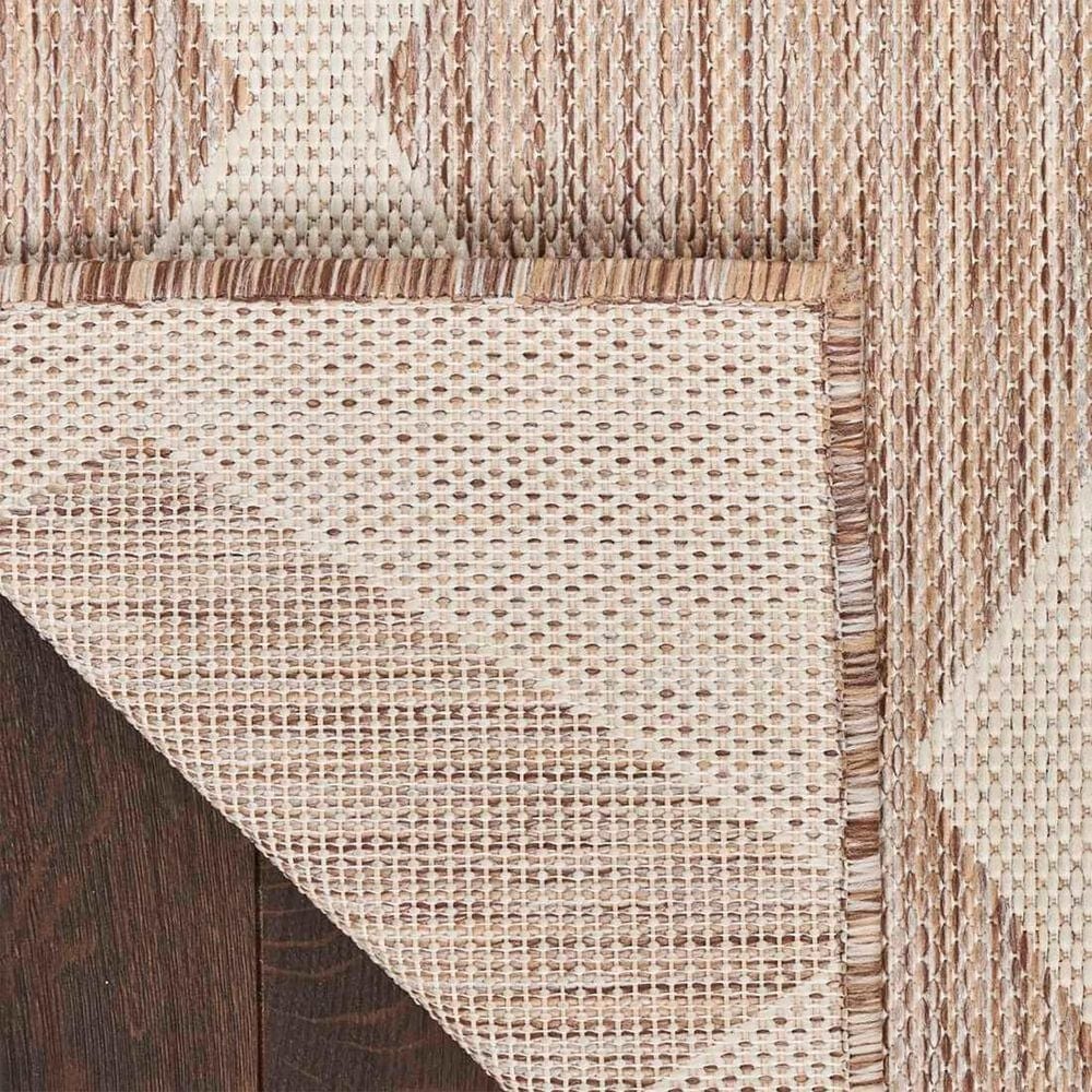 Nourison Positano Geometric Beige 7&#39; x 10&#39; Indoor/Outdoor Area Rug, , large