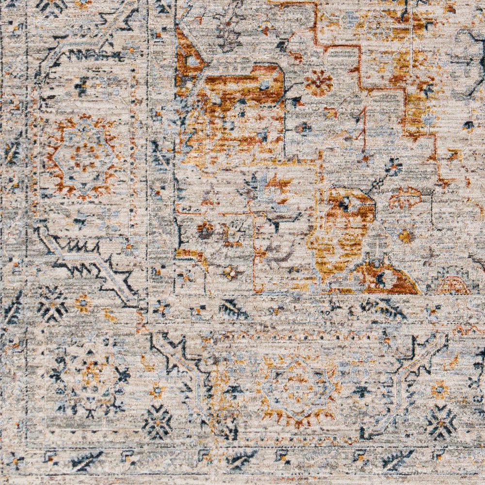 Surya Laila LAA-2312  10&#39; x 14&#39; Teal, Sage, Orange, Gray and Cream Area Rug, , large
