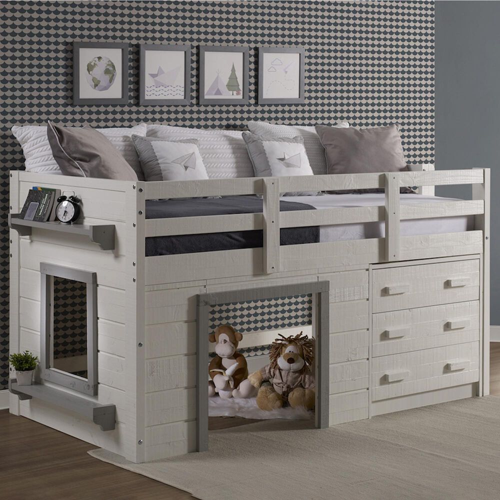 Forest Grove Sweet Dreams 3 Drawer Chest in White and Grey, , large