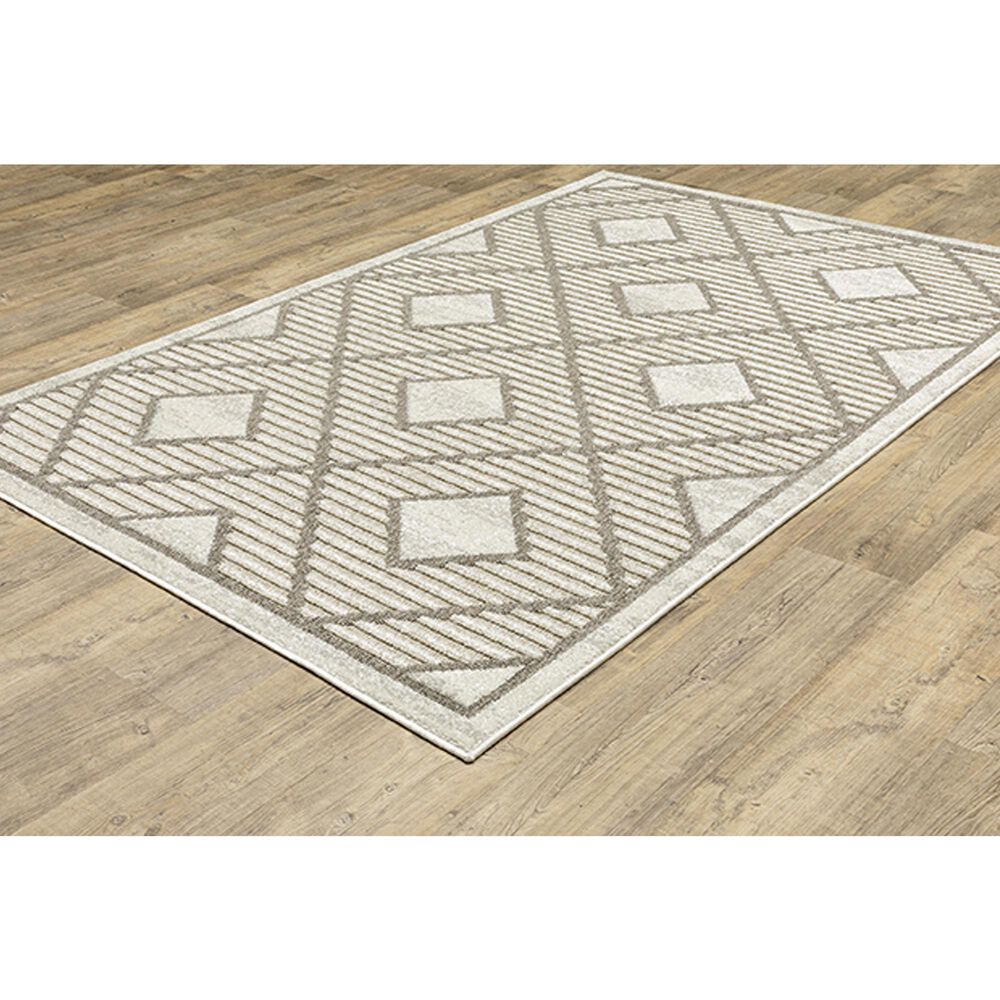 Oriental Weavers Tangier TAN05 3&#39;3&quot; x 5&#39; Beige Area Rug, , large