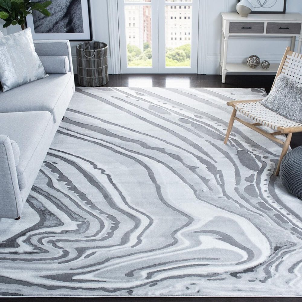 Safavieh Craft CFT843F 9&#39; x 12&#39; Light Grey and Grey Area Rug, , large