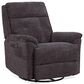 Flexsteel Sophisticated Power Swivel Gliding Recliner with Power Headrest and Lumbar in Steel, , large