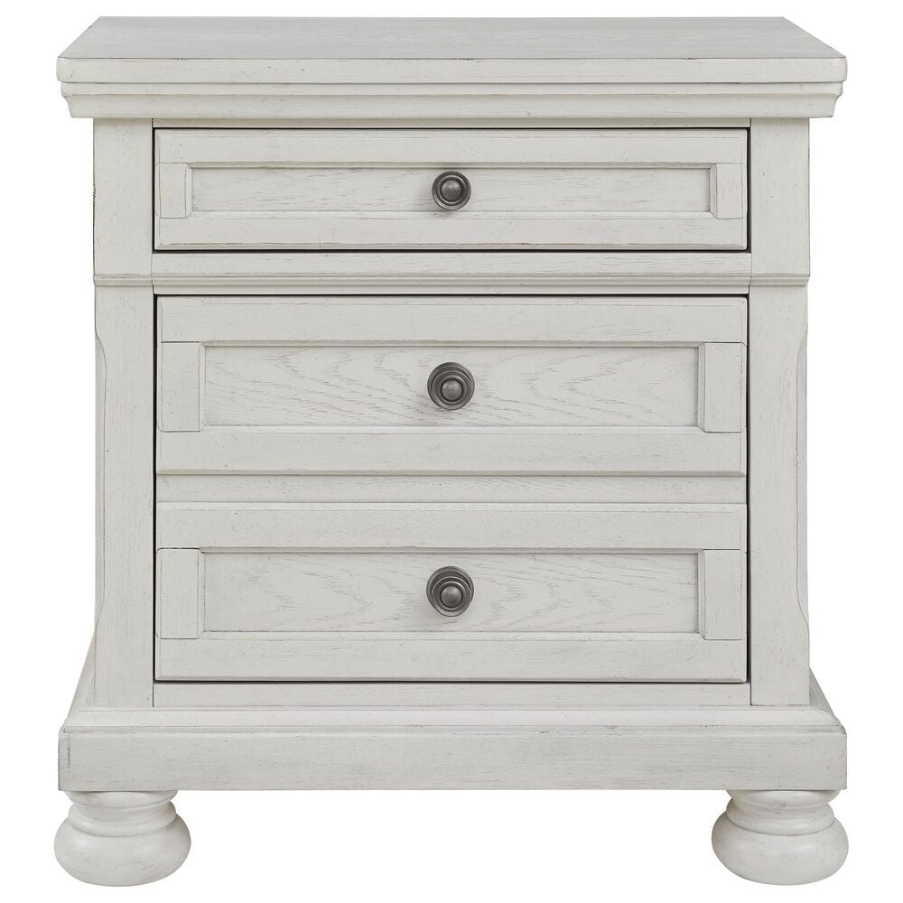 Ashley Robbinsdale 4 Piece Queen Bedroom Set in Antique White, , large