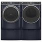 GE Appliances 5 Cu. Ft. Front Load Washer and 7.8 Cu. Ft. Gas Dryer Laundry Pair with Pedestal in Sapphire Blue, , large