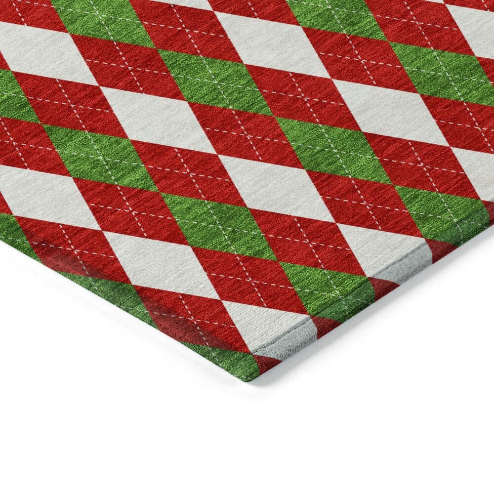 Dalyn Rug Company Wonderland WN20 2&#39;3&quot; x 7&#39;6&quot; Red Indoor/Outdoor Runner, , large
