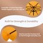 HOMLUX 10" Patio Umbrella in Yellow, , large