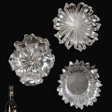 Uttermost Wall Art in Silver (Set of 3) , , large