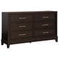 Ashley Neymorton 6-Drawer Dresser in Dark Grayish Brown, , large