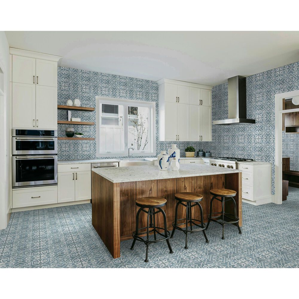 Emser Nostalgia Novel 18&quot; x 18&quot; Ceramic Tile, , large