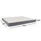 Timberlake Petmaker Large Orthopedic Sherpa Top Pet Bed in Gray, , large
