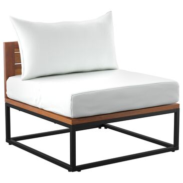 Southern Enterprises Taradale Patio Chair in Black and Natural, , large