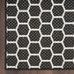 Nourison Twist Reversible 8" x 10" Black Indoor/Outdoor Area Rug, , large