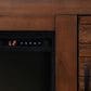 Legends Home Sausalito 78" Fireplace Console with Fireplace Insert in Whiskey, , large