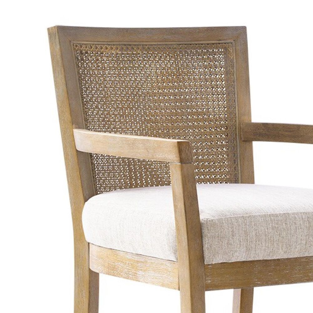 Hearth and Haven Cane Back Counter Stool in Natural, , large