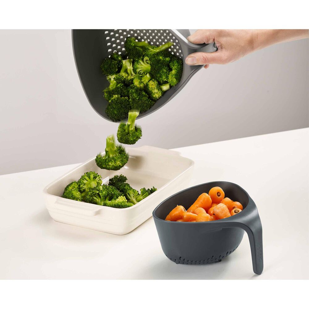 Joseph Joseph Nest Colander in Grey &#40;Set of 2&#41;, , large