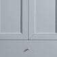 37B Claudine 30" Single Bathroom Vanity in Soft Blue with Glossy White Composite Stone Top and Backsplash, , large