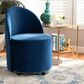 Baxton Studio Bethel Accent Chair in Navy Blue, , large